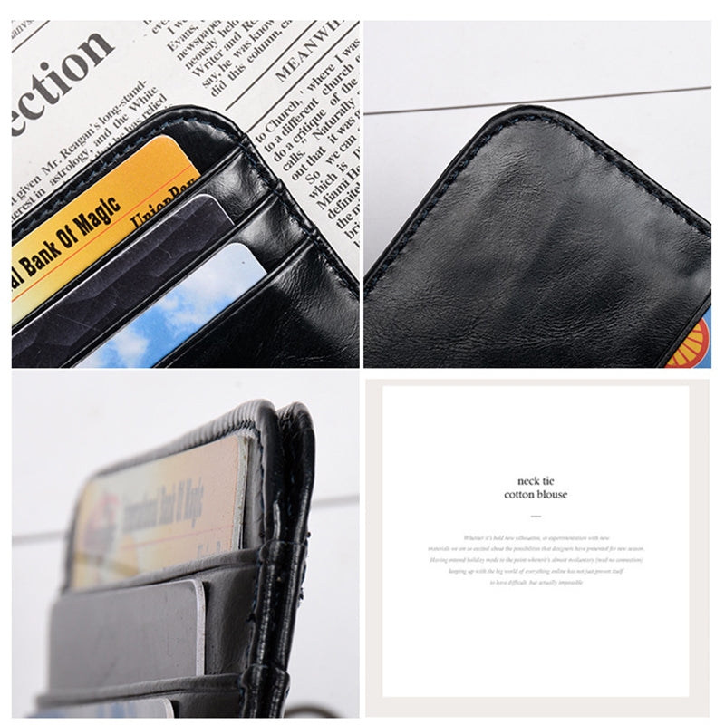 AP121 Ultra Slim Cowhide Leather Card Holder Storage Bag Coin Purse Credit Card Case AP121 Ultra Slim Cowhide Leather Card Holder Storage Bag Coin Purse Credit Card Case